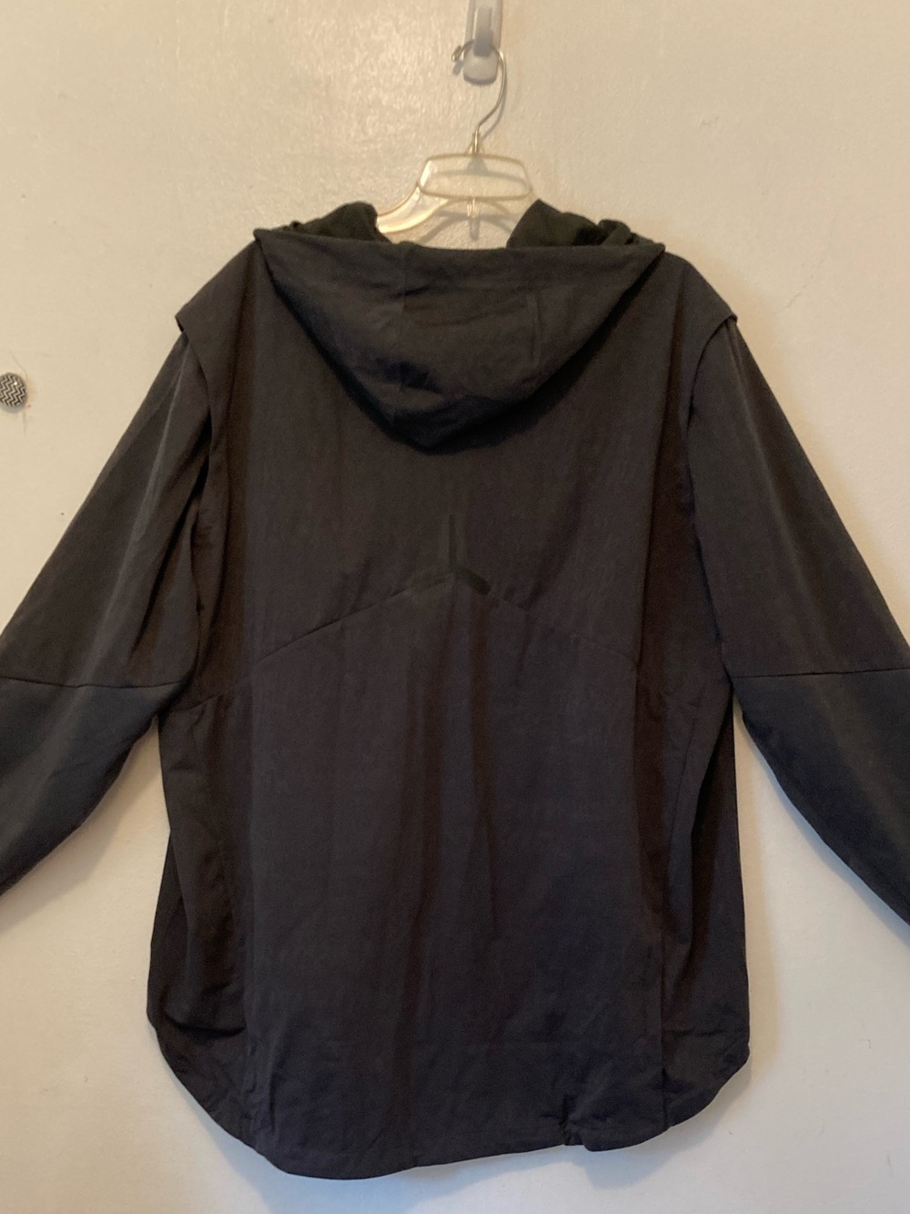 Nike Black/ Grey Hooded Windbreaker Parka NWT. - Picture 2 of 3